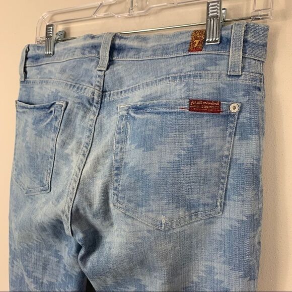 SALE 🔥7 for all Mankind Aztec jeans size 28 - Picture 8 of 13